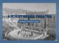 ANCIENT GREEK THEATER PowerPoint PPT Presentation