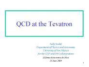 QCD at the Tevatron