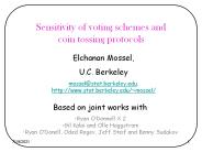Sensitivity of voting schemes and coin tossing protocols