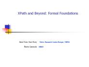 XPath and Beyond: Formal Foundations