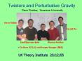 Twistors and Perturbative Gravity PowerPoint PPT Presentation