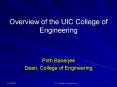 Overview of the UIC College of Engineering PowerPoint PPT Presentation