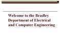 Welcome to the Bradley Department of Electrical and Computer Engineering PowerPoint PPT Presentation