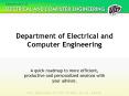 Department of Electrical and Computer Engineering PowerPoint PPT Presentation