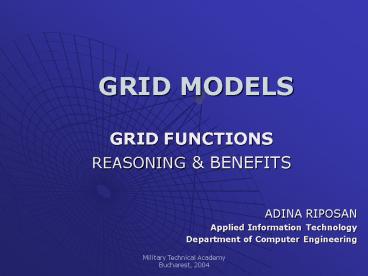 GRID MODELS