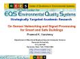 On Sensor Networking and Signal Processing for Smart and Safe Buildings PowerPoint PPT Presentation