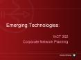 Emerging Technologies: PowerPoint PPT Presentation
