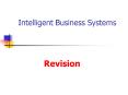 Intelligent Business Systems PowerPoint PPT Presentation