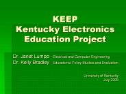 KEEP Kentucky Electronics Education Project