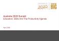Education, Skills and the Productivity Agenda PowerPoint PPT Presentation