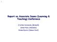 Report on Associate Deans (Learning PowerPoint PPT Presentation