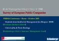 Risk Management Reporting in 2001 Survey of European Public Companies PowerPoint PPT Presentation