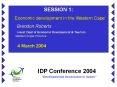 IDP Conference 2004  PowerPoint PPT Presentation