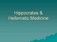 Hippocrates PowerPoint PPT Presentation