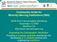 Community%20Grids%20for%20Minority-Serving%20Institutions%20(MSI)%20%20SC06%20Grid%20Interoperability%20Workshop%20November%2012%202006%20Geoffrey%20Fox%20http://www.educationgrid.org PowerPoint PPT Presentation