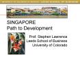 SINGAPORE Path to Development PowerPoint PPT Presentation