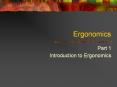 Ergonomics PowerPoint PPT Presentation