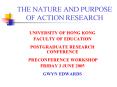 THE NATURE AND PURPOSE OF ACTION RESEARCH PowerPoint PPT Presentation