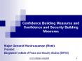Confidence Building Measures and Confidence and Security Building Measures PowerPoint PPT Presentation