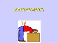 ERGONOMICS PowerPoint PPT Presentation