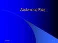 Abdominal Pain PowerPoint PPT Presentation