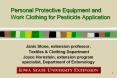 Personal Protective Equipment and Work Clothing for Pesticide Application PowerPoint PPT Presentation