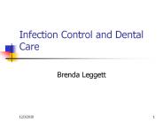 Infection Control and Dental Care