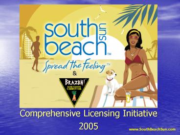 Comprehensive Licensing Initiative