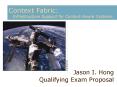 Quals Context Fabric PowerPoint PPT Presentation