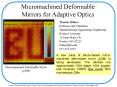 Micromachined Deformable Mirrors for Adaptive Optics PowerPoint PPT Presentation
