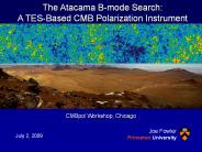 The Atacama B-mode Search: A TES-Based CMB Polarization Instrument