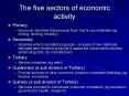 The five sectors of economic activity PowerPoint PPT Presentation