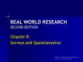 REAL WORLD RESEARCH SECOND EDITION PowerPoint PPT Presentation