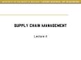 Supply Chain Management PowerPoint PPT Presentation