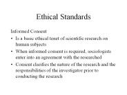 Ethical Standards