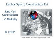 Escher Sphere Construction Kit