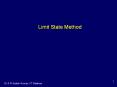 Limit State Method PowerPoint PPT Presentation