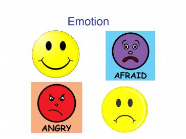 Emotion