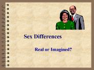 Sex Differences