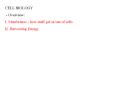CELL BIOLOGY PowerPoint PPT Presentation