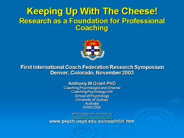 Keeping Up With The Cheese