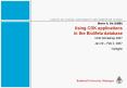 Using CDK applications in the BioMeta database PowerPoint PPT Presentation