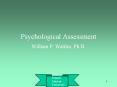 Psychological Assessment PowerPoint PPT Presentation