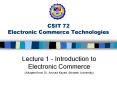 CSIT 72 Electronic Commerce Technologies PowerPoint PPT Presentation