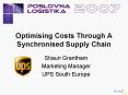 Optimising Costs Through A Synchronised Supply Chain PowerPoint PPT Presentation