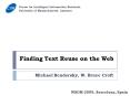 Finding Text Reuse on the Web PowerPoint PPT Presentation