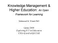 Knowledge Management PowerPoint PPT Presentation