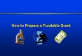 How to Prepare a Fundable Grant PowerPoint PPT Presentation
