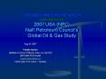TrendLines Research presentation to the 2007 USA NPC Nat'l Petroleum Council's Global Oil PowerPoint PPT Presentation