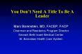 You Dont Need A Title To Be A Leader PowerPoint PPT Presentation